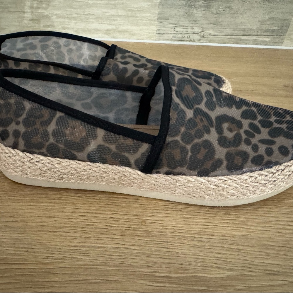 Esprit Leopard Print Espadrilles